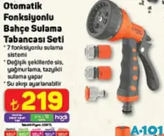 OTOMATİK FONKSİYONLU BAHÇE SULAMA TABANCASI SETİ